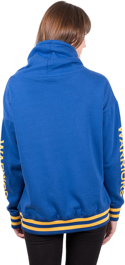 Women'S NBA Official Fleece Hoodie Pullover Sweatshirt Funnel Neck