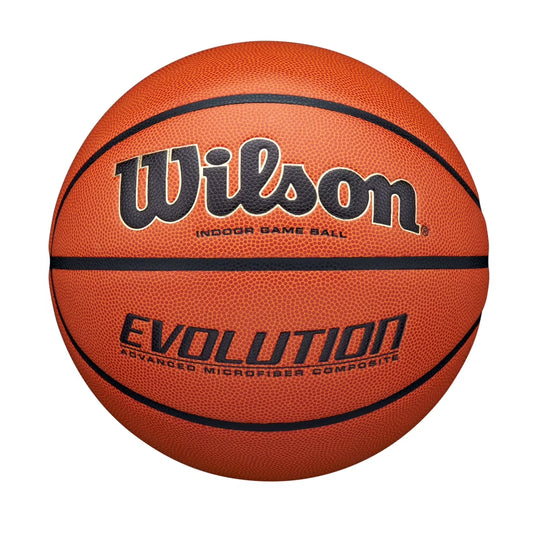 Evolution Indoor Game Basketball - Black, Size 7 - 29.5"