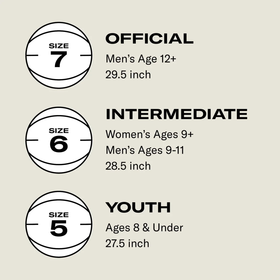 Evolution Indoor Game Basketball - Black, Size 7 - 29.5"