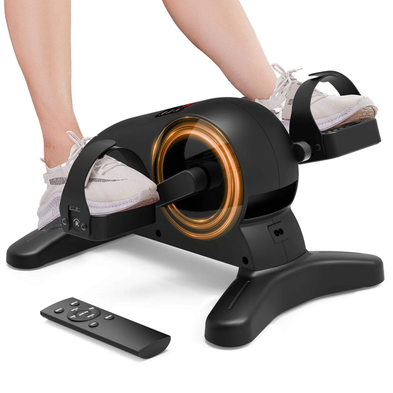 Mini under Desk Bike ,Electric Pedal Exerciser Leg/Arm Cycle for Senior, Physical Therapy, with Remote Control