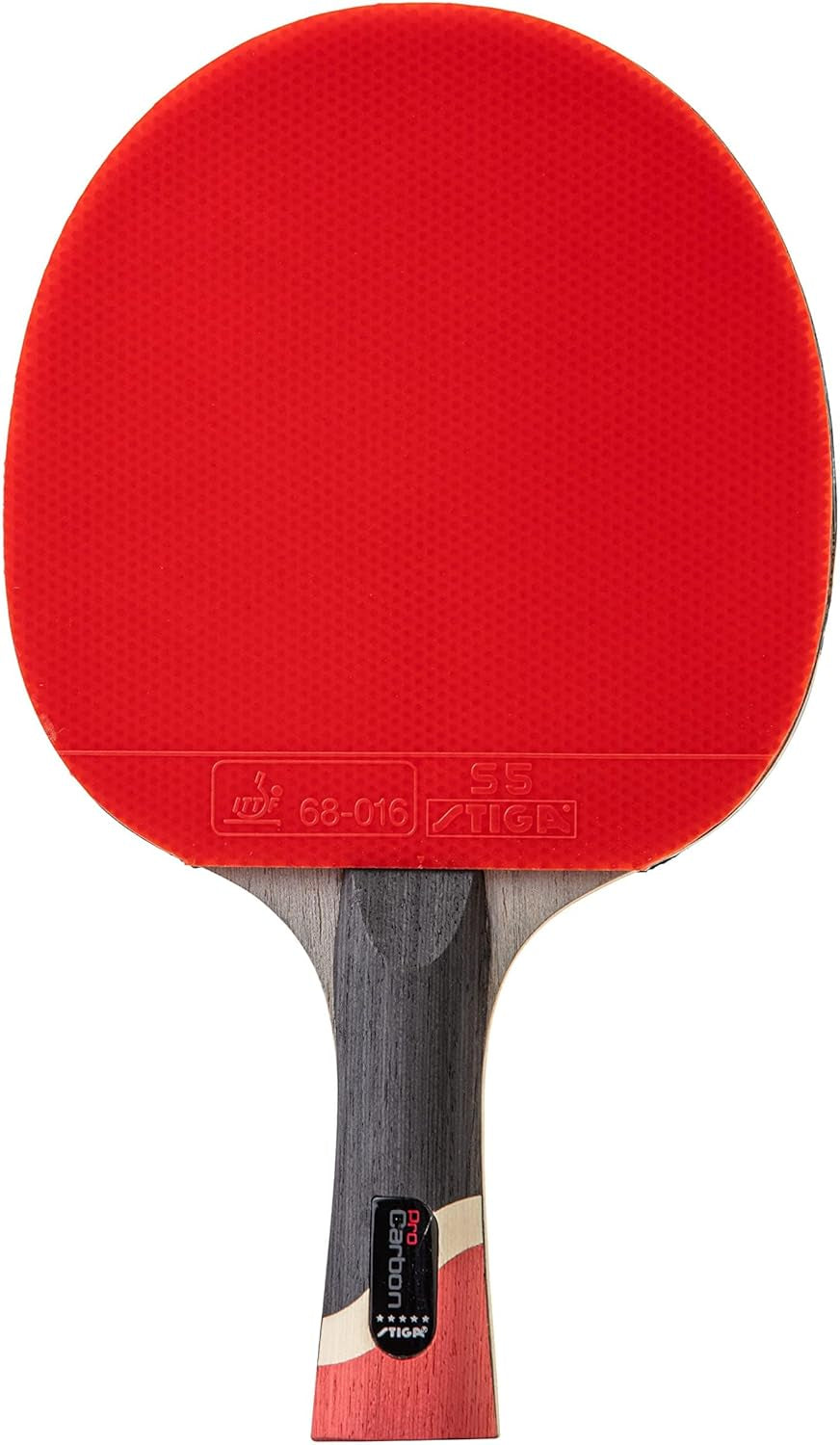 Pro Carbon + Raptor Performance-Level Table Tennis Rackets with Carbon Technology for Tournament Play - 7-Ply Blade with Flared Handles - 2Mm Sponge for Enhanced Control and Speed