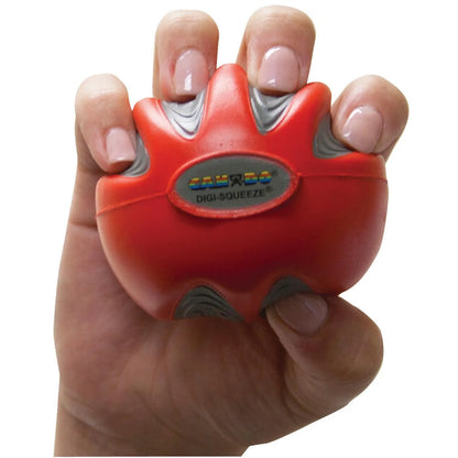 Cando Digi-Squeeze Hand Exerciser, Small, Red, Light