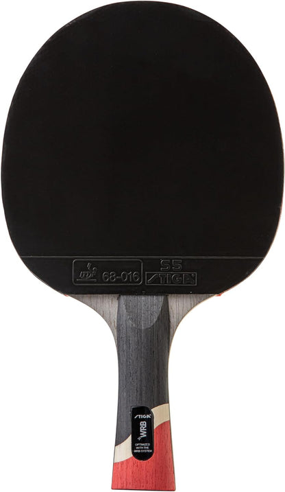 Pro Carbon + Raptor Performance-Level Table Tennis Rackets with Carbon Technology for Tournament Play - 7-Ply Blade with Flared Handles - 2Mm Sponge for Enhanced Control and Speed
