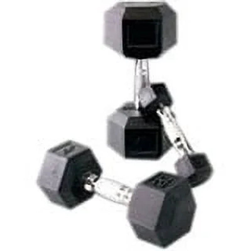 Barbell, 75Lb Coated Hex Dumbbell, Single