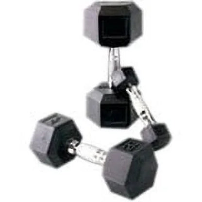 Barbell, 75Lb Coated Hex Dumbbell, Single