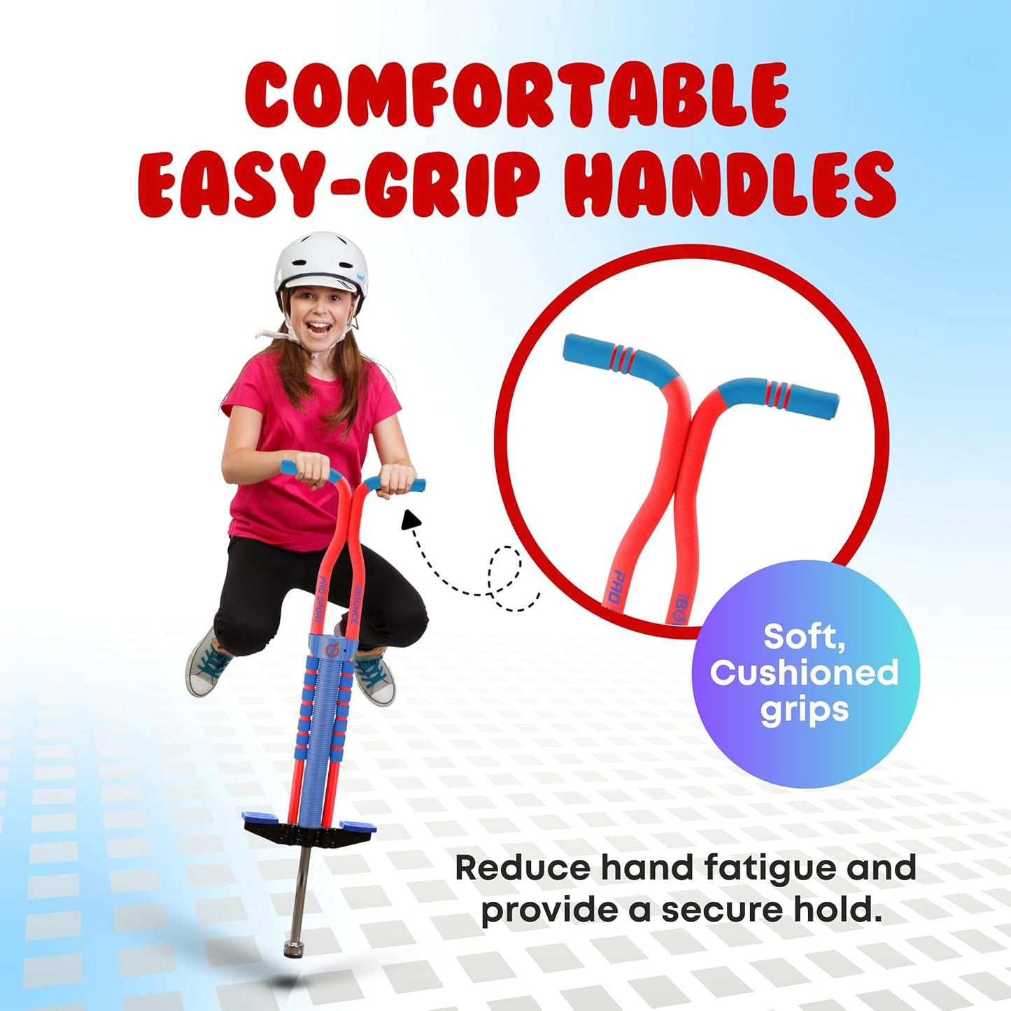 Pogo Stick for Kids - Pogo Sticks for Ages 9 and Up, 80 to 160 Lbs - Pro Sport Edition, Quality, Easy Grip, Pogostick for Hours of Wholesome Fun