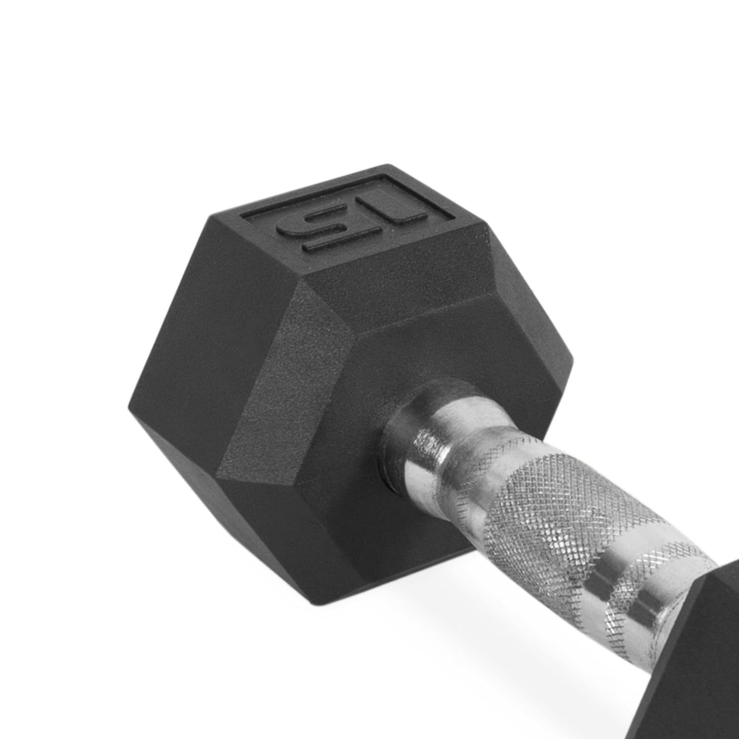 Barbell, 75Lb Coated Hex Dumbbell, Single