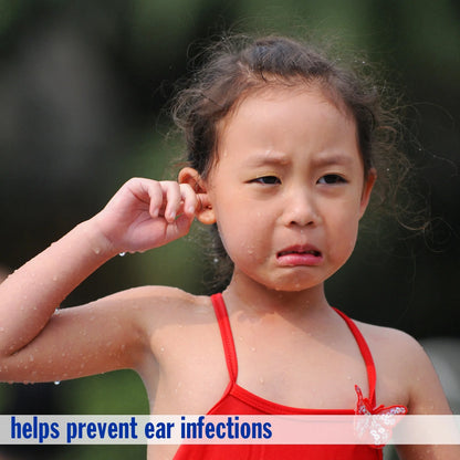 Mack’S Swimming Headband, Best Swimmer’S Headband - Doctor Recommended to Keep Water Out and Hold Ear Plugs in - Official Swimming Ear Band of USA Swimming