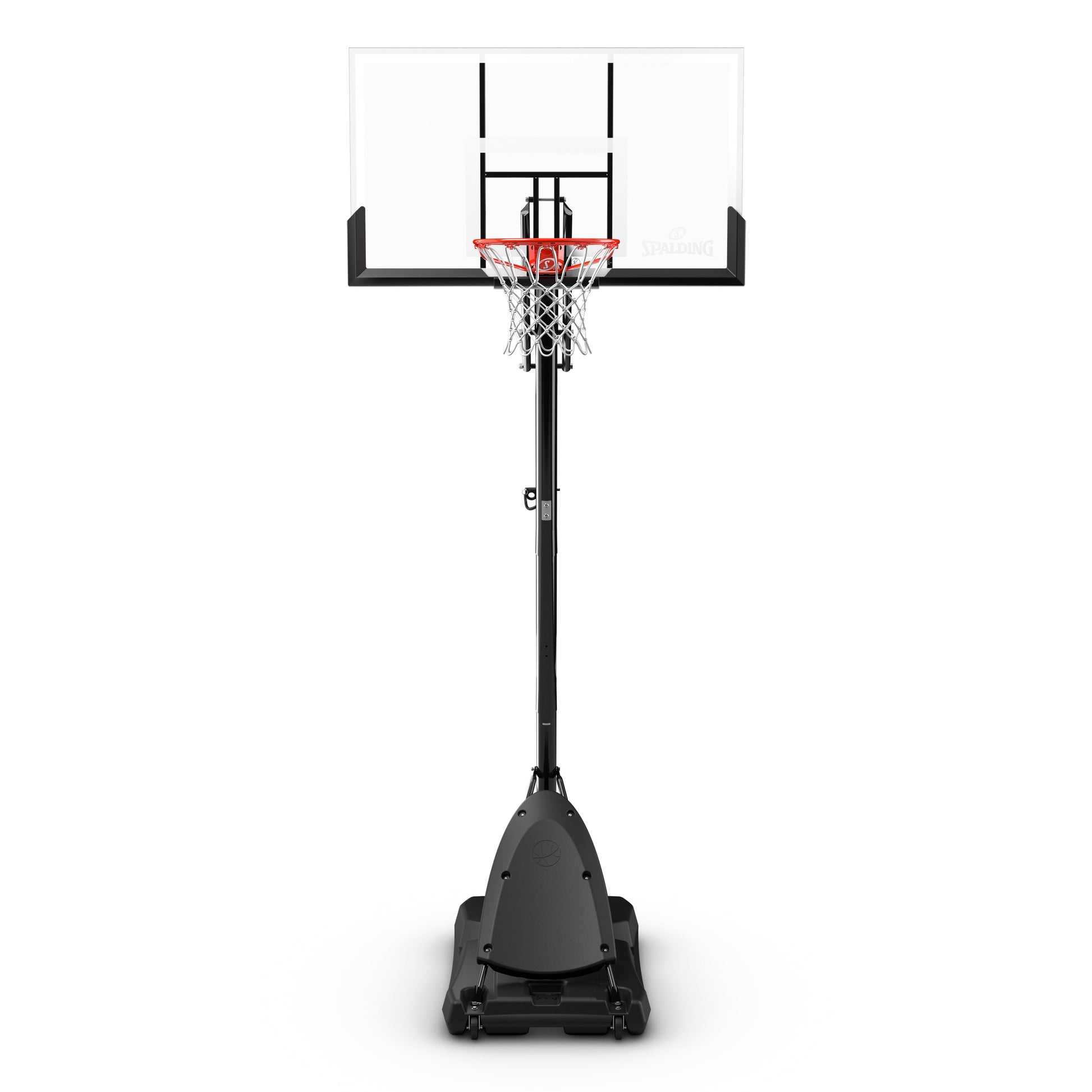 54-Inch Portable Basketball Hoop with Shatter-Proof Polycarbonate Backboard, Adjustable Exactaheight System & Pro Slam Rim-Outdoor Play
